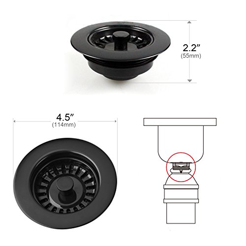 image for Disposal Flange, KEBE Sink Stopper for Garbage Disposals with Removabl