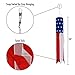 In the Breeze Stars and Stripes - 24 Inch Windsock - Patriotic Hanging Decoration - Red, White and Blue