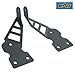 EAG Black 22 inch LED Bar Mounting Brackets- Pair Fit for 97-06 Wrangler TJ Hood