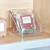 InterDesign-iDesign-Storage-Box-with-3-Compartments-Small-Plastic-Rack-Pantry-Practical-Kitchen-Organiser-for-Spices-and-Condiments-Clear-Set-of-1 iDesign 59830 Storage Box with 3 Compartments, Small Plastic Spice Rack for Kitchen and Pantry, Practical Kitchen…
