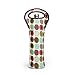 BUILT NY Neoprene Wine/Water Bottle Tote, Peppermint Jubilee