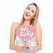 Big Dot of Happiness Hello Little One - Pink and Gold Girl Baby Shower Photo Booth Props Kit 20 Count