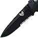 Benchmade - Barrage 580, Drop Point Blade, Serrated Edge, Coated Finish, Made in the USA
