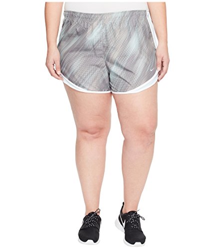 Nike Dry Tempo 3 Print Running Short Size 1X-3X Dust/Glacier Blue/White/Wolf Grey Women's Shorts