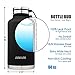 Bottle Bud Insulated Beer Growler – Keeps Beer Carbonated and Cold for More Than 24 Hours – Keeps Drinks Hot for 12 Hours – Leak Proof Lid, Neoprene Carry Case – Stainless Steel Growler for Beer 64 oz