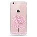 Geekmart Clear Soft Floral Silicone Back Cover for 5.5 inches Perfect for iPhone 6 Plus/iPhone 6s Plus