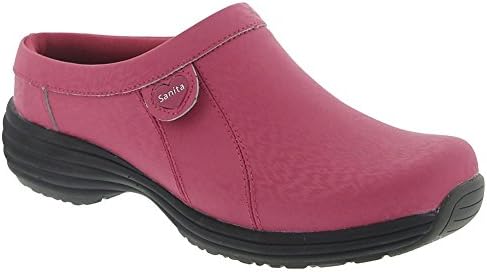 pink sanita clogs