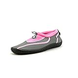 StarBay - Womens Water Shoe Aqua Sock, Pink 37357-8B(M)US