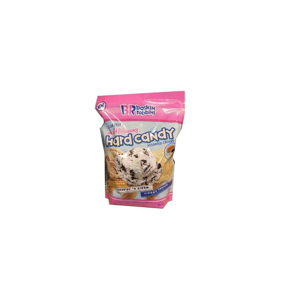 Baskin Robbins Sugar Free Ice Cream Flavored Candy 24 ounce bag on