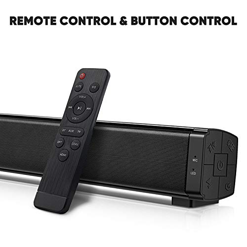 Sound Bars for TV, 32 inch Soundbar with Subwoofer, Wired & Wireless