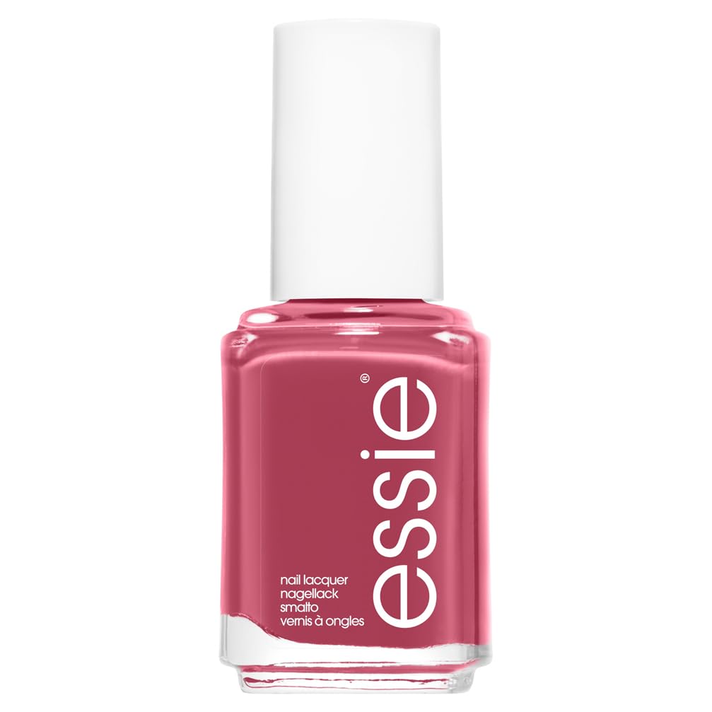 Essie Nail Polish 413 Mrs Always Right Terracotta Rose Pink Colour, Original High Shine and High Coverage Nail Polish, Long-Lasting Luxury Nail Varnish 13.5 ml
