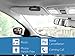 Besign BK02 Bluetooth 5.0 in-car Speakerphone, Wireless Car Kit for Hands-Free Talking & Music Streaming, Connect Two Phones, Auto On Off
