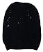 D&Y Women's Loose Knit Lightweight Vertical Zig Zag Pattern Skull Cap (One Size)