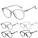 Qjoy Women Anti-Blue Light Glasses, Can Reduce Eyestrain Headache Glasses, Women Spectacle Optical Frame Glasses Clear Lens, Lady Vintage Computer Anti-Radiation Eyeglasses