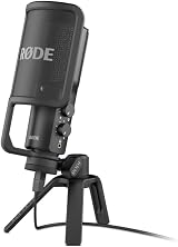 RØDE NT-USB USB Condenser Microphone with Pop Filter Tripod Studio Quality