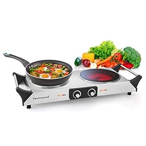 techwood hot plate electric double burner
