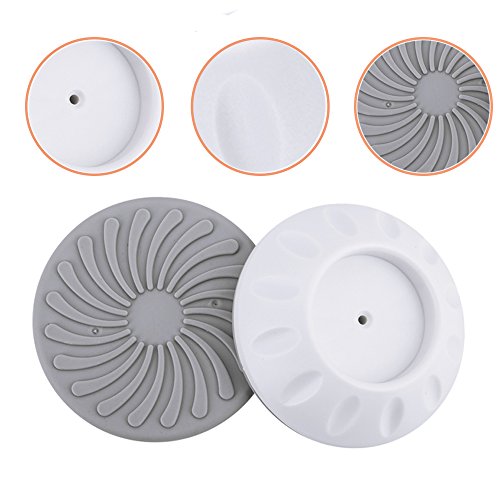 JUSTIME Wall Protection Guard Saver,Tazze da Parete per i Portoni del Bambino Proteggono la Superficie Della Parete, la Porta, le Scale di Legno (4 Pack)