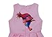 ZHBNN Little Girls Printed Princess Dress Cartoon Party Dress (Pink,110/3-4Y)