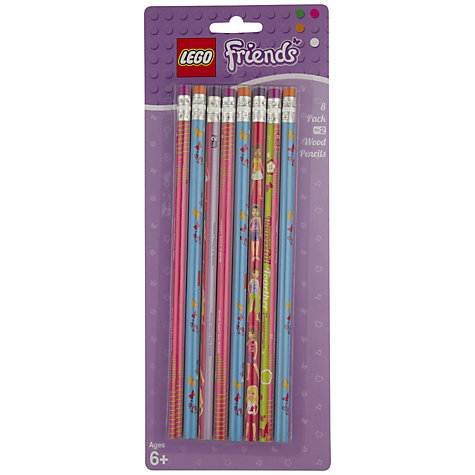 Lego Friends Pencils, 8 Pack