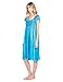 Casual Nights Women's Cap Sleeve Flower Silky Tricot Nightgown