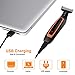 Electric Shaver Body Hair Trimmer Rechargeable Razor with Guide Combs Kebor for Precise Face, Back, Chest, Groin, Leg Hair Trimming (IPX5 Waterproof)