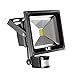 LE 30W Motion Sensor LED Flood Light, Waterproof, Daylight White, 2100lm, 6000K, 75W HPSL Equivalent, Smart PIR Floodlight, Security Light, for Indoor, Outdoor, Garden, Yard
