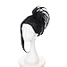 Cfalaicos Black Cosplay Wig with 1 Clip on Ponytail (Need Style by Yourself)