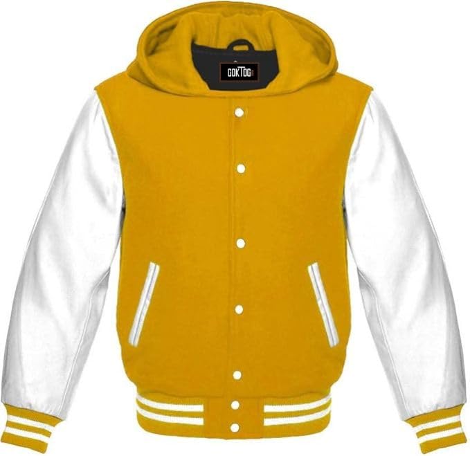 Hooded Varsity Jacket Women, Baseball Letterman