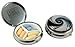Houder Designer Pill Box Decorative Pill Case with Gift Box - Carry Your Meds in Style (Blue Tide)