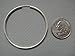 Sterling Silver Continuous Endless Hoop Earrings, (2mm Tube) (52, sterling-silver)