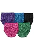Comfort Choice Women's Plus Size 10-Pack Nylon Briefs