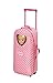 Badger Basket 3-in-1 Trolley Doll Carrier with Rocking Bed and Bedding – Adorable Pink Polka Dot Design for 18-Inch Dolls