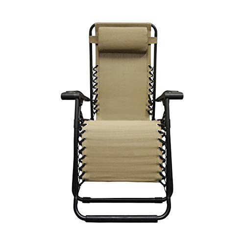 Caravan Sports Infinity Zero Gravity Chair, Beige (Renewed)