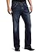 Silver Jeans Co. Men's Zac Relaxed Fit straight leg jeans Jean, Dark Indigo, 38Wx 30L