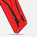 Zizo Static Series Compatible with Samsung Galaxy S8 Plus Case Military Grade Drop Tested with Built in Kickstand RED Black