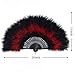 BABEYOND Roaring 20s Vintage Style Folding Handheld Flapper Marabou Feather Hand Fan for Costume Halloween Dancing Party Tea Party Variety Show 11