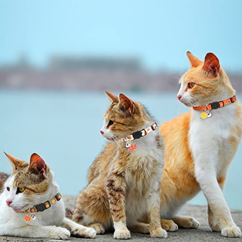 thumbnail image 2 of 3 Pack Cat Collar With Bells Breakaway - Safety Small Kitten Multicolor(Heart 2 of 14