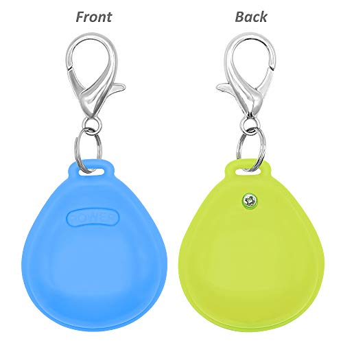DOMIGLOW LED Dog Collar Light - 2 Packs LED Dog Tag Light for Dog Collar Clip-On Dog Lights for Night Walking & Camping (Blue & Green)