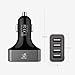 iXCC 48W 4-Port Multi USB Car Charger Adapter for iPhone 7 6s Plus, iPad Pro Air mini, Galaxy S7 S6 Edge / Plus, Note 5 4, LG, Nexus, HTC and More