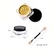 DE'LANCI Mirror Nail Glitter Powder Shinning Gorgeous Nail Art Powder Gold Silver 3g Per Box Chrome Pigment Glitters Set of 2