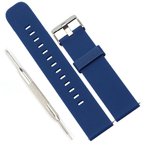 Sports Watch Band for Galaxy Gear S2 Classic/ Ticwatch 2/MOTO 360 2nd, FTXJ Bracelet Strap Band Set,Blue