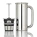 ESPRO - P7 French Press - Double Walled Stainless Steel Insulated Coffee and Tea Maker with Micro-Filter - Keep Drinks Hotter for Longer, Perfect for Home (Polished Stainless Steel, 18 Oz)