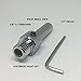 MTP Dry Core Bit Adapter:5/8”-11 Arbor to 1/2” Shank 12
