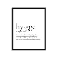 Serif Design Studios Hygge Definition - Unframed Art Print Poster Or Greeting Card