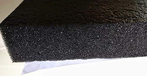 Elfin 39'' x 78.8'' x 1'' Thick Self-Adhesive Fireproof High Performance Sound Insulation and Heat Insulation Foam