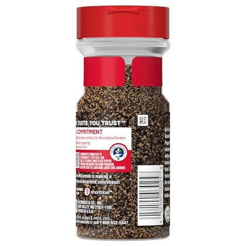 MCCORMICK COARSE GROUND BLACK PEPPER, 3.12 OZ