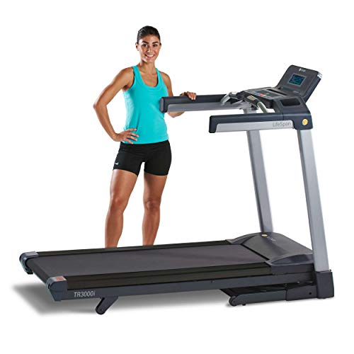 LifeSpan Fitness LifeSpan TR3000i Touch Folding Treadmill, Gray/Black