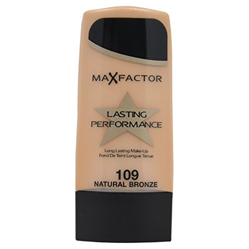 Max Factor Long Lasting Performance Foundation, No.109 Natural Bronze, 1.1 Ounce Max Factor Long Lasting Performance Foundation, No.109 Natural Bronze, 1.1 Ounce