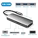 dodocool USB C Hub, 7 in 1 Type C Hub Adapter with 4K USB C to HDMI, SD/TF Card Reader, 100W Power Delivery, 3 USB 3.0 Ports for MacBook/Air/Pro 2018, Chromebook and More (Space Gray)