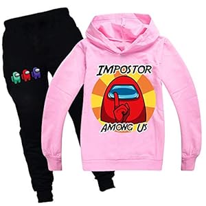 2020 onder ons spel Kids Casual trui pak hoodies en broek